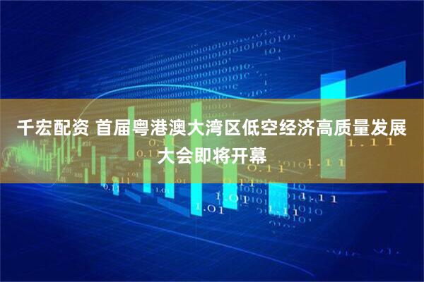 千宏配资 首届粤港澳大湾区低空经济高质量发展大会即将开幕